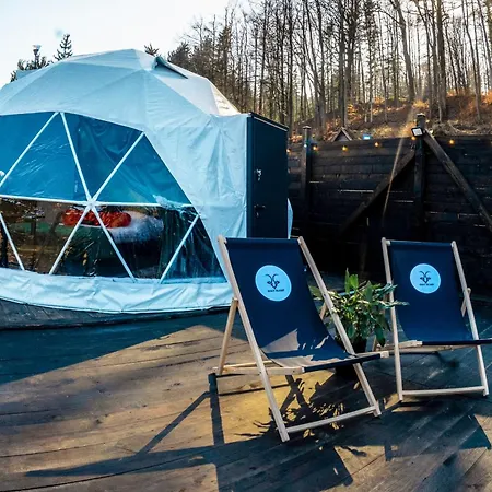 Luxury tent Goat Glamp Zieleniec *