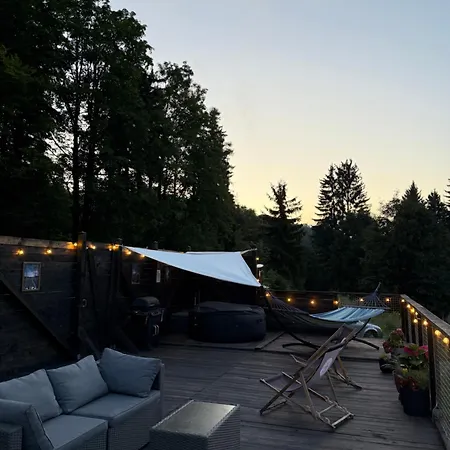 Caloroczny Jacuzzi Zieleniec Goat Glamp Duszniki Zdrój