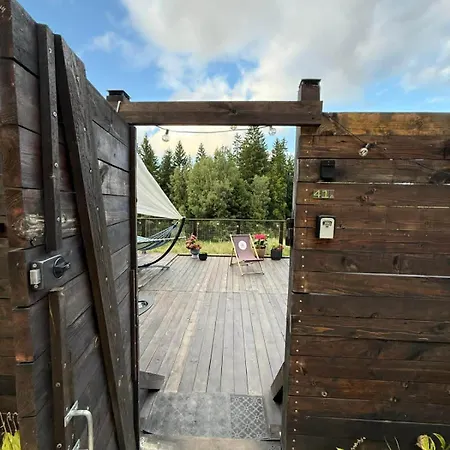 Caloroczny Jacuzzi Zieleniec Goat Glamp Duszniki Zdrój