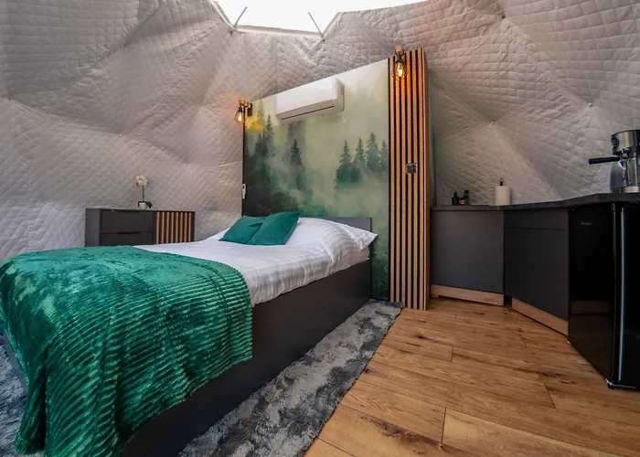 Caloroczny Jacuzzi Zieleniec Goat Glamp Duszniki Zdrój