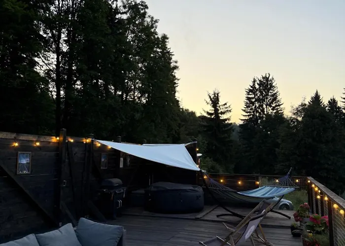 Caloroczny Jacuzzi Zieleniec Goat Glamp Duszniki Zdroj