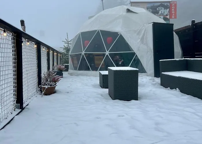 Caloroczny Jacuzzi Zieleniec Goat Glamp Luxuszelt Duszniki Zdrój